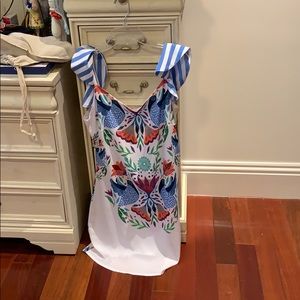 White dress by Andres Pajon